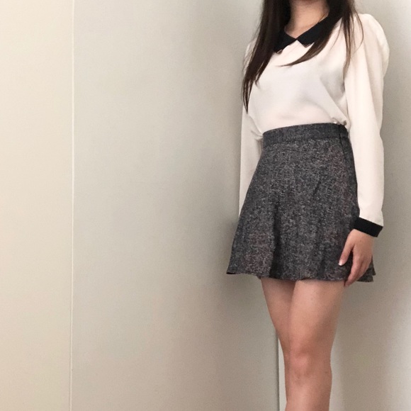 Long Sleeve White Chiffon Blouse - Picture 8 of 8